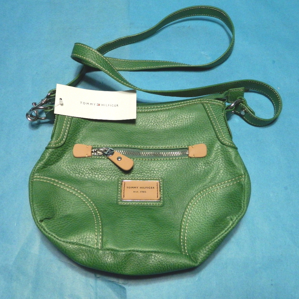 Tommy Hilfiger Crossbody Hand Bag  Green